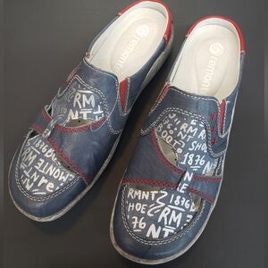 Remonte Women's "Sabot" Mule/Clog Leather Shoe, 39 (8.5/9)